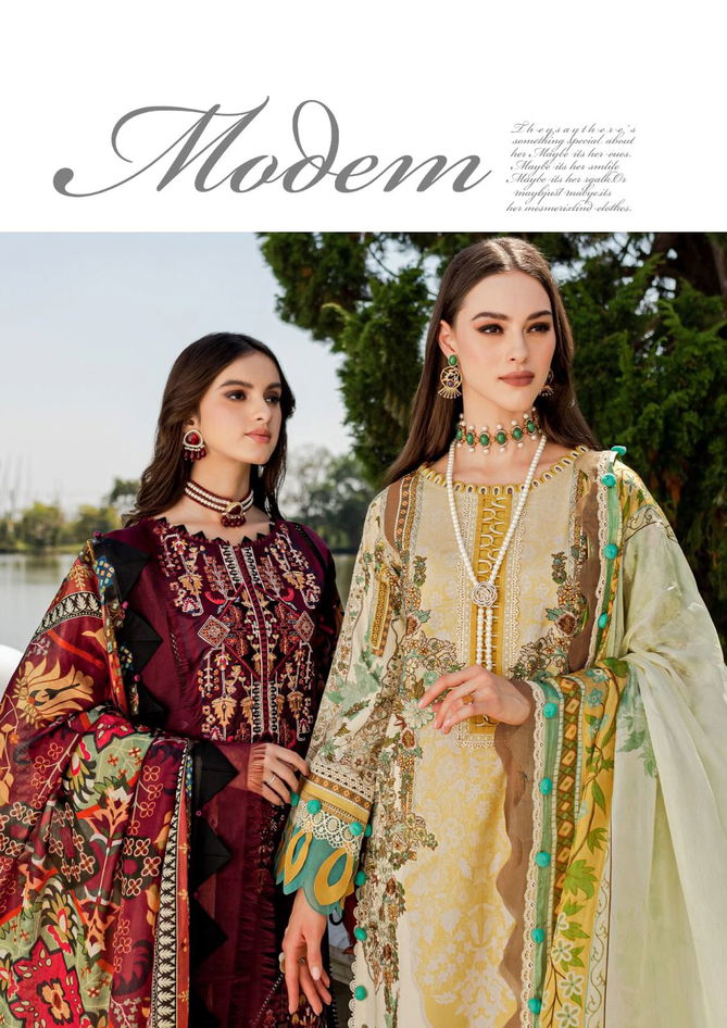 Al Karam Queens Court Vol 3 Cotton Dress Material Catalog